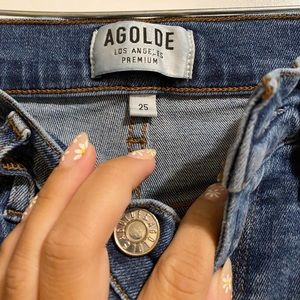 Agolde Sophie Mid-Rise Ankle Jeans